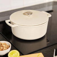 Cook & Pan - Go Ivory Gietijzeren Braadpan 28 cm - 6.5 liter Braadpan Cook & Pan 
