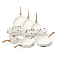 Ensemble de 9 poêles Cook &amp; Pan - Go Ivory