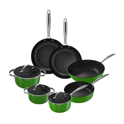 Ensemble de 7 pièces Cook &amp; Pan - Honey Go Green