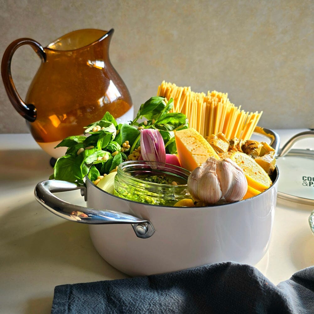 Cook & Pan - Honey Go Ivory Pannenset 7-delig Pannenset Cook & Pan 