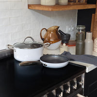 Cook & Pan - Honey Go Ivory Pannenset 9-delig Pannenset Cook & Pan 