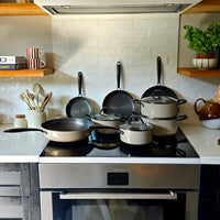 Cook &amp; Pan - Casserole en verre couleur miel taupe 22 cm