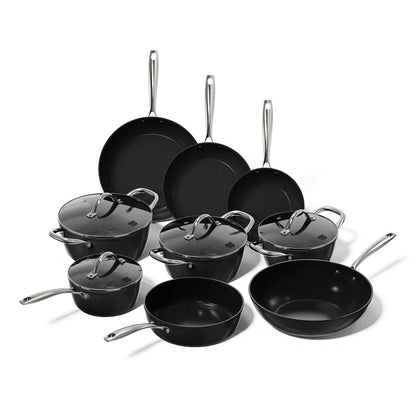 Cook &amp; Pan - Ensemble de 9 pièces de batterie de cuisine Signature Cook &amp; Pan