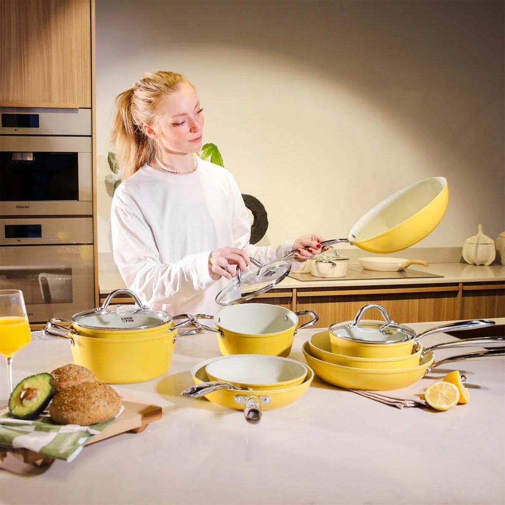 Cook & Pan - Sunny Side Koekenpannenset 3-delig Pannenset Cook & Pan 