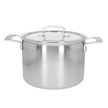 Demeyere - Industry 5 Casserole haute avec couvercle 24 cm Casserole Demeyere