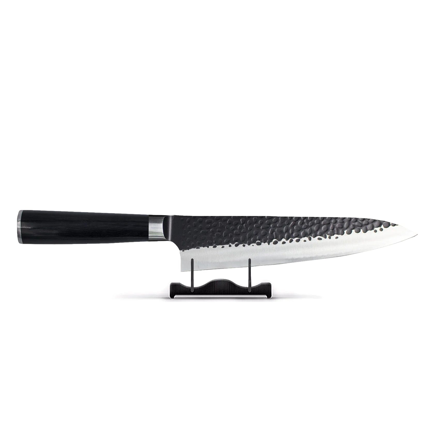 Hammered RVS Black - Koksmes 20 cm Koksmes Shinrai Knives 