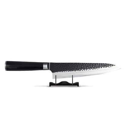 Hammered RVS Black - Koksmes 20 cm Koksmes Shinrai Knives 