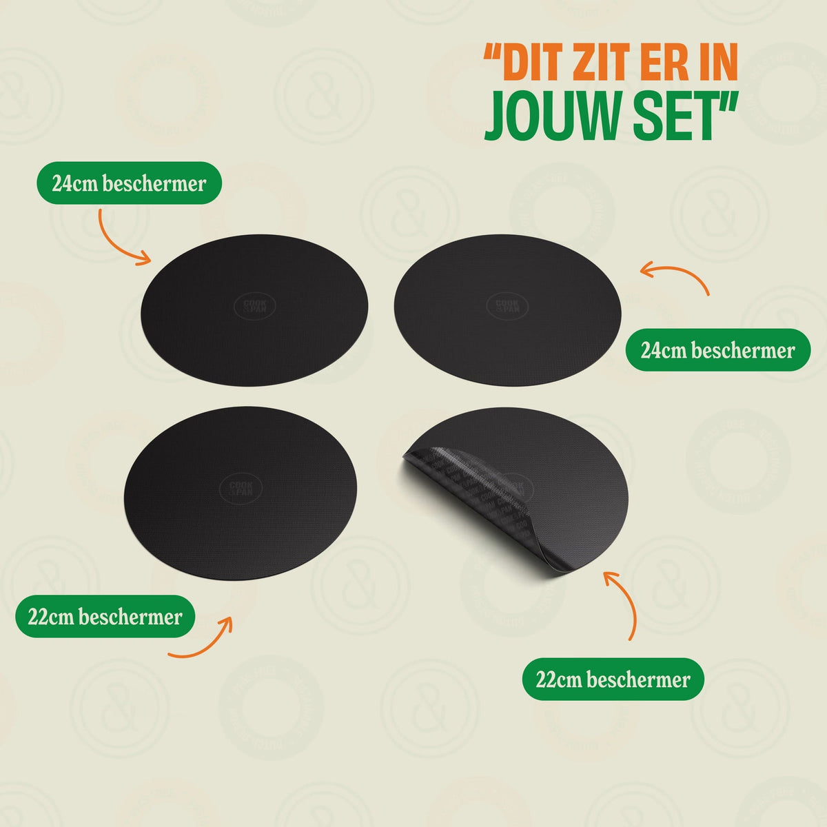 Cook & Pan - Signature Induktionsschutz-Set - 4er-Pack