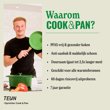 Cook & Pan - Go Ivory Schwenkpfanne 28 cm