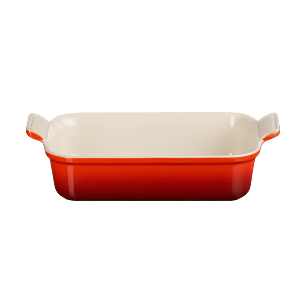 LeCreuset - Rechteckige Auflaufform Kirschrot 26x19cm 2,1l