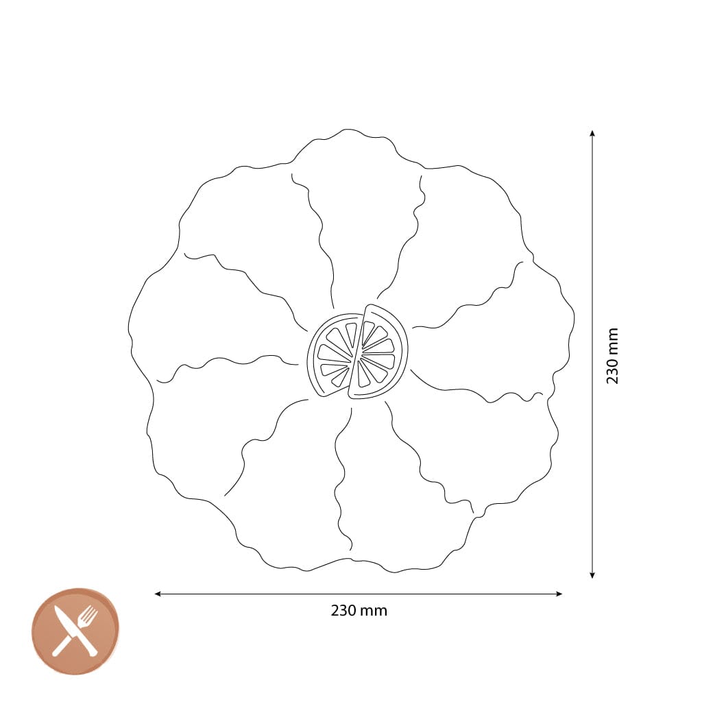 &Klevering - Bord Oester Serveerschaal &Klevering 