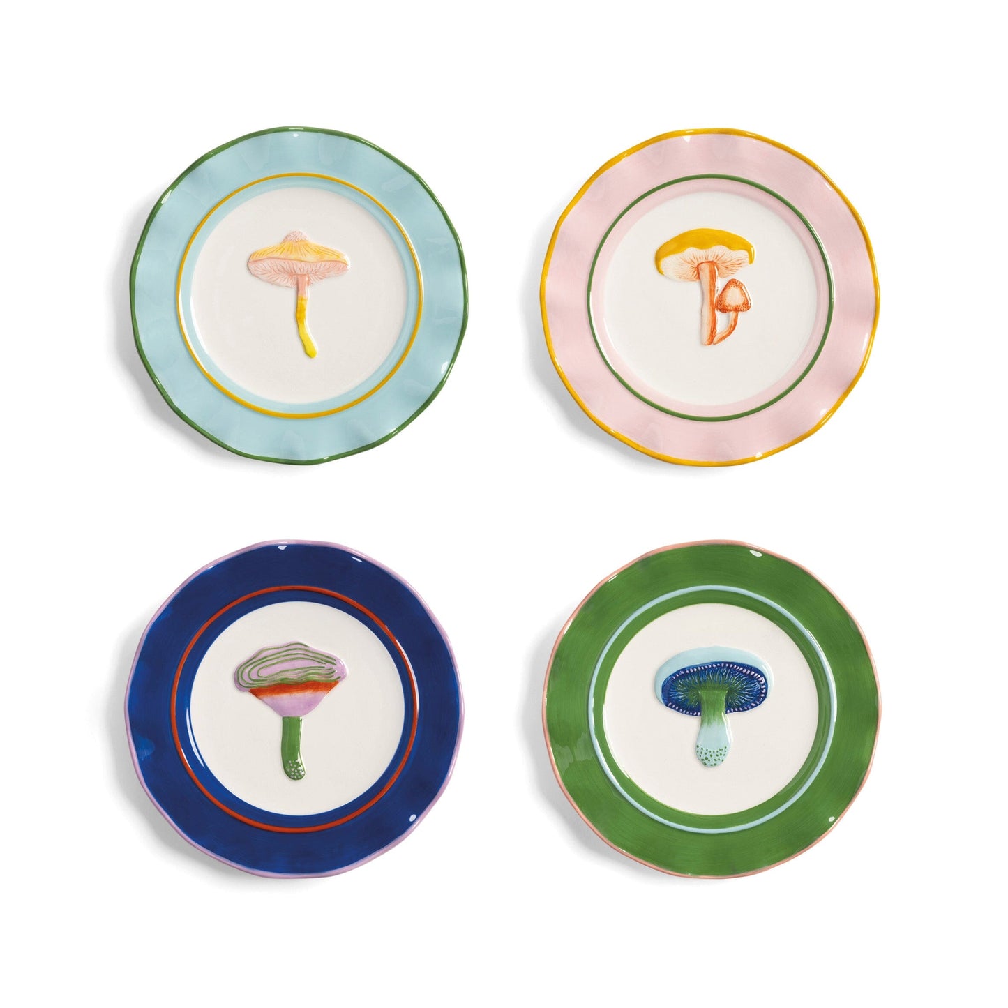 &Klevering - Borden Magic Mushroom - Set Van 4 Borden &Klevering 