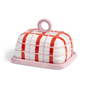 &Klevering - Botervloot ruit roze Botervloot &Klevering 