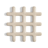 &Klevering - Onderzetter - Grid - Beige Onderzetter &Klevering 