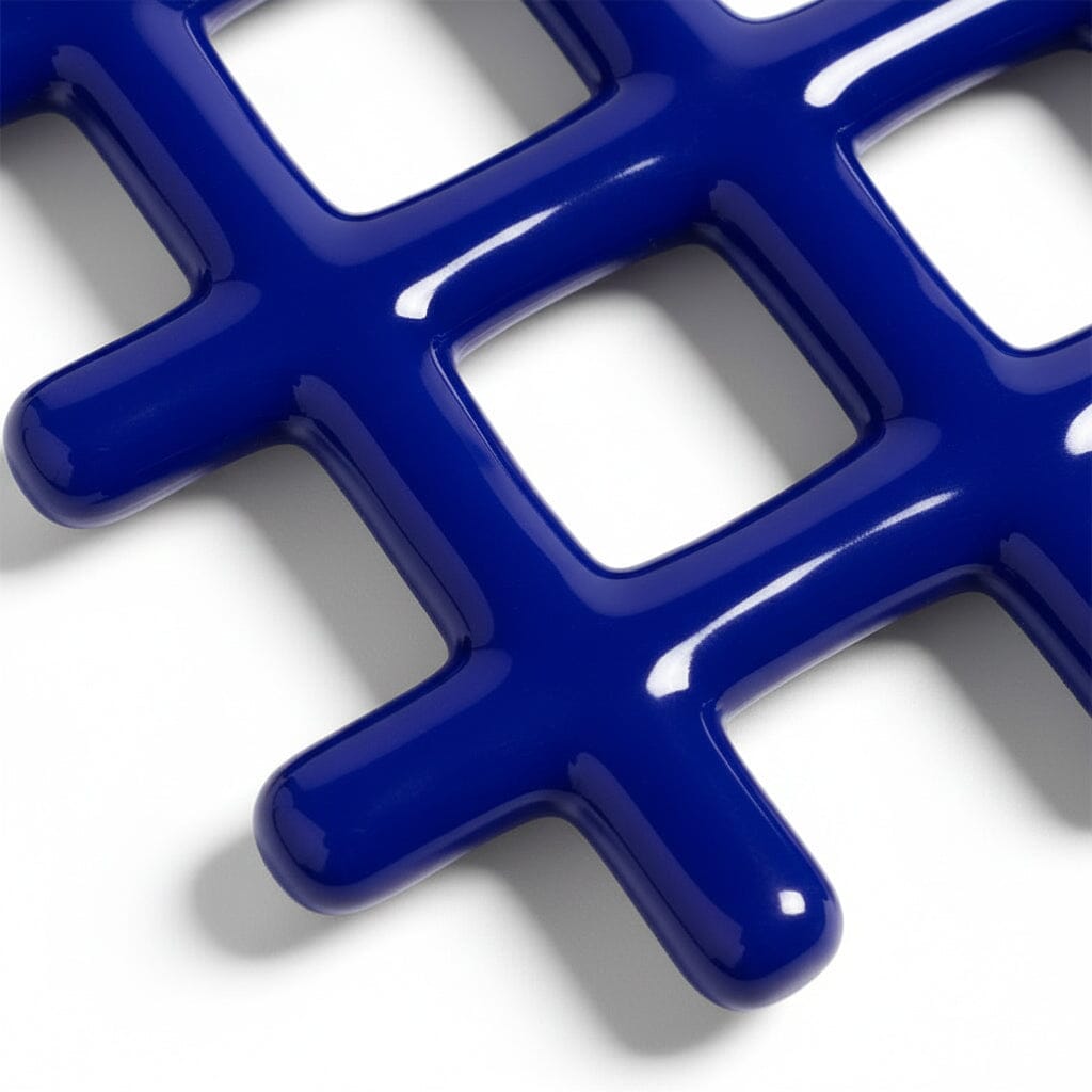 &amp;Klevering - Dessous de verre - Grille - Dessous de verre bleu &amp;Klevering
