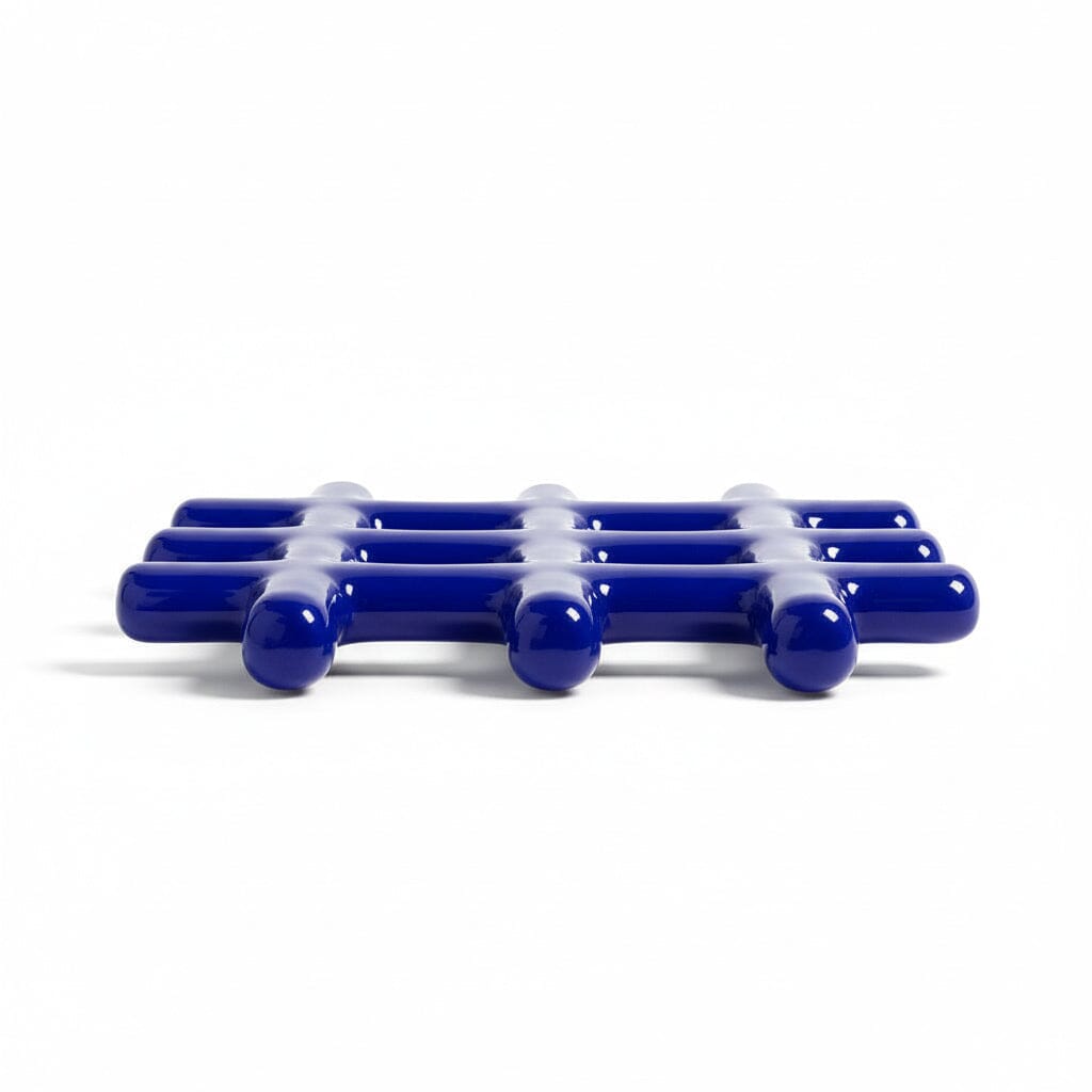 &amp;Klevering - Dessous de verre - Grille - Dessous de verre bleu &amp;Klevering