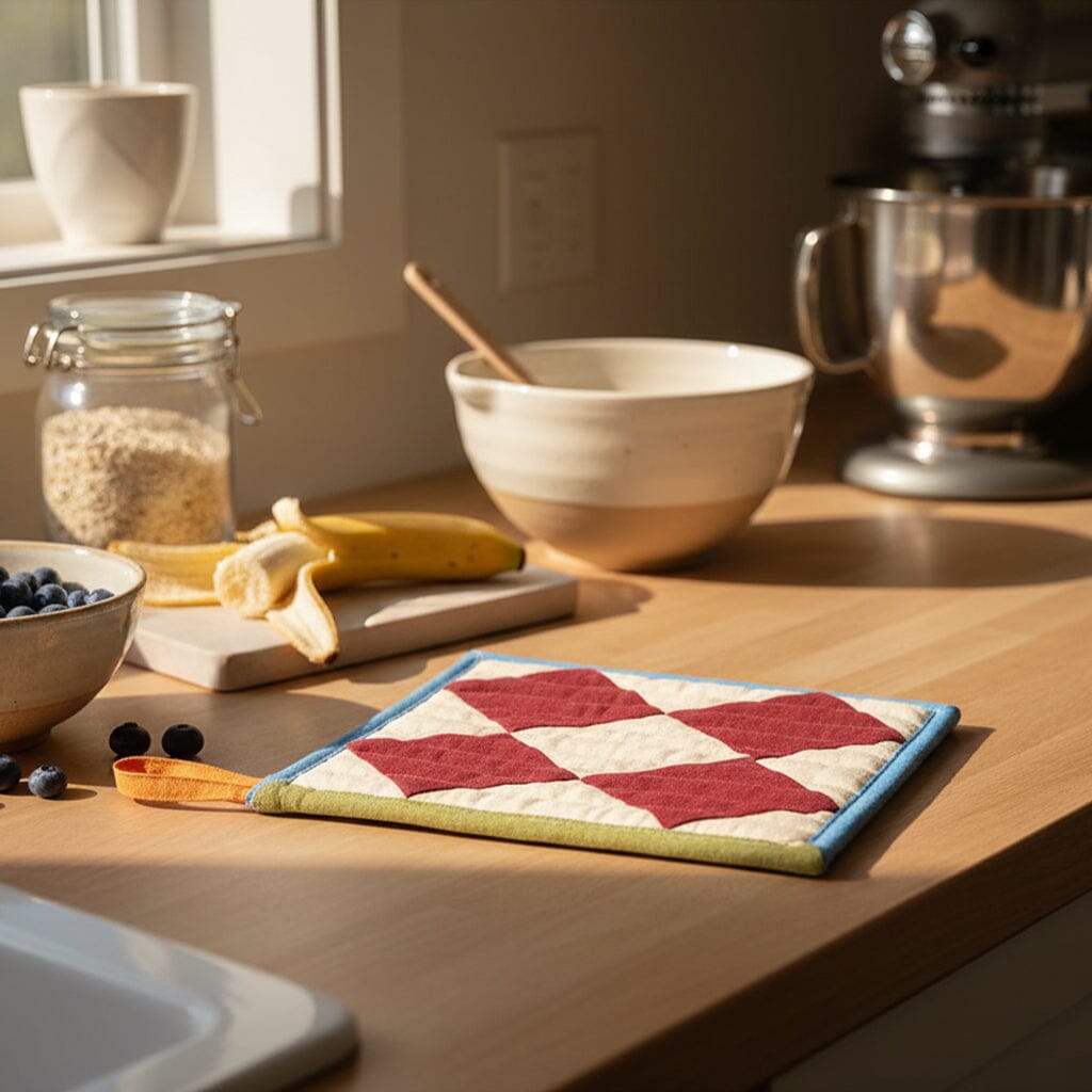 &Klevering - Pannenlap - Stitch Check Pannenlappen &Klevering 