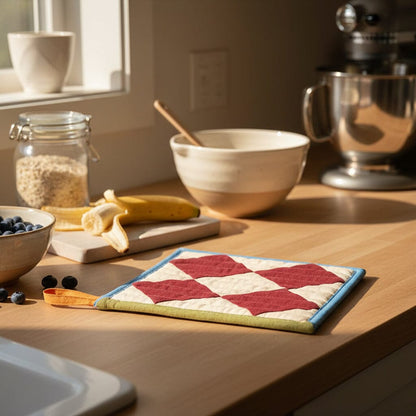 &Klevering - Pannenlap - Stitch Check Pannenlappen &Klevering 