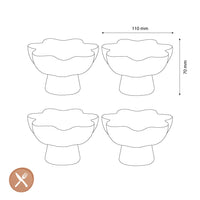 &Klevering - Schalen Sun - Set Van 4 Schalen &Klevering 