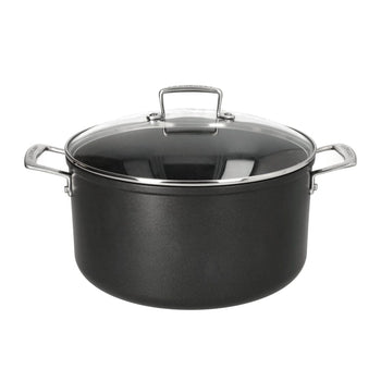 Le Creuset - Braadpan met anti-aanbaklaag en glazen deksel Braadpan Le Creuset 