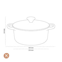 Le Creuset - Braadpan Signature rond Caribbean Blue 24cm 4,2l Le Creuset 