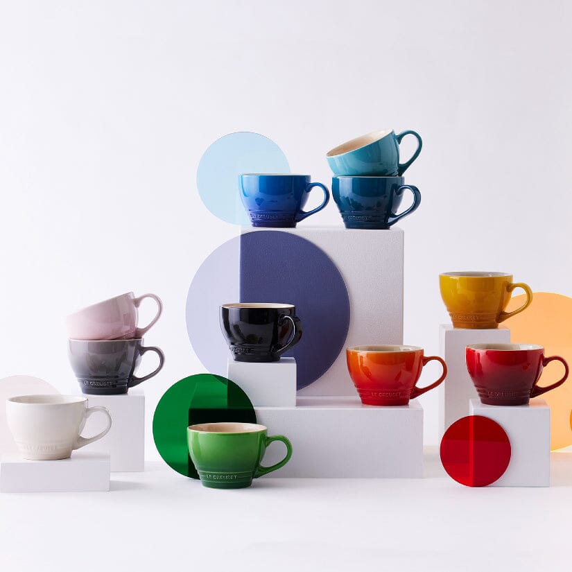 Le Creuset - Grote cappuccino mok Flint 0,4l Mok Le Creuset 