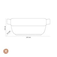 Le Creuset - Heritage Ovenschaal rechthoekig Shell Pink 19 x 14 cm Ovenschaal Le Creuset 