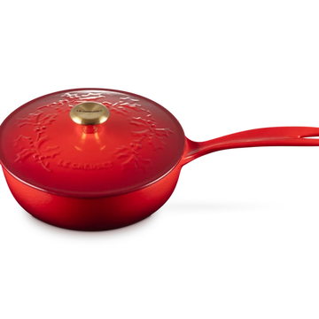 Le Creuset - Holly Collection sauspan ø 21 cm gietijzer Rood Sauspan Le Creuset 