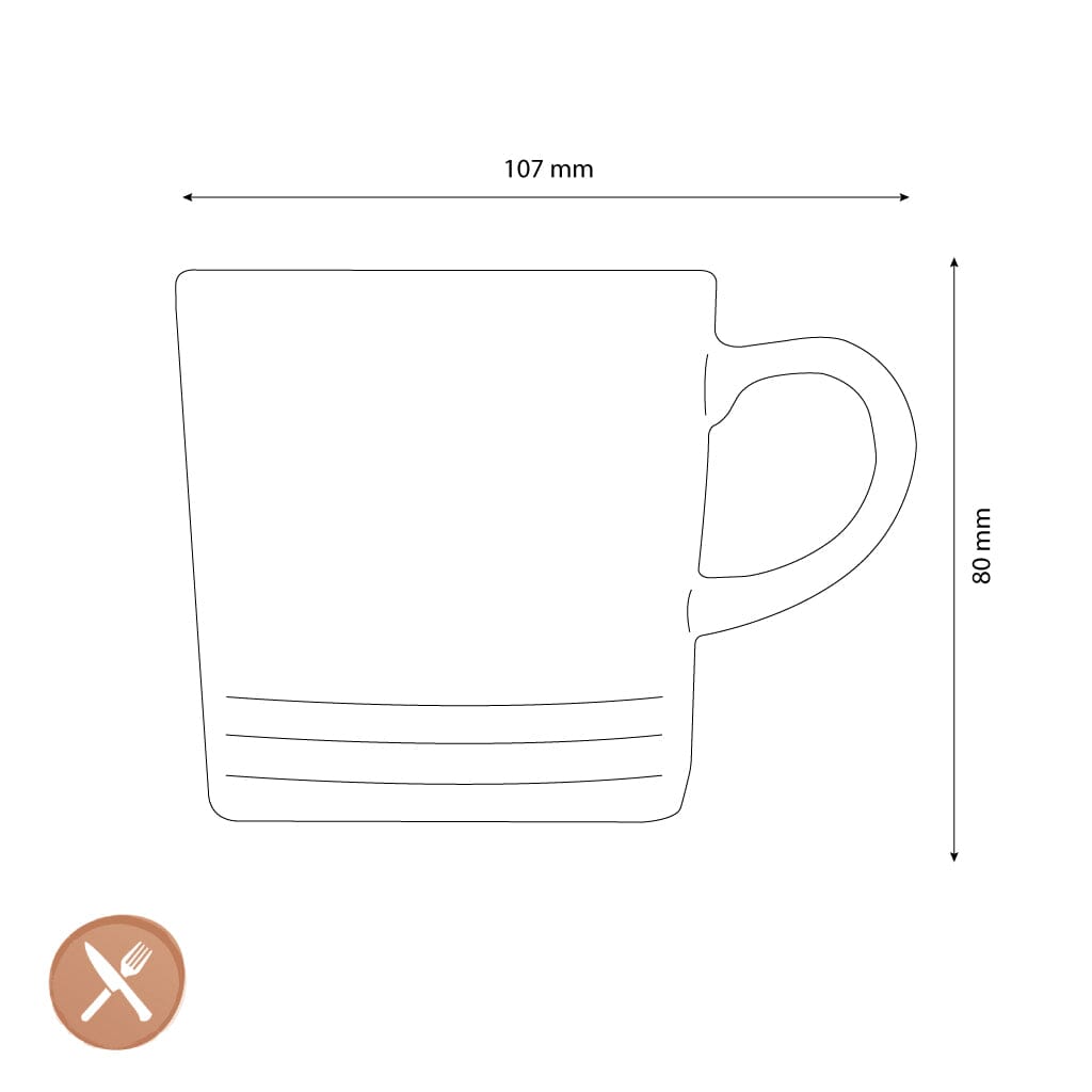 Le Creuset - Koffiebeker Bleu Riviera - 0,20l Koffiekop Le Creuset 