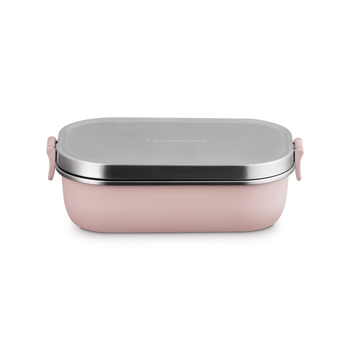 Le Creuset - On The Go Lunchbox 0,9L Shell Pink Voedingscontainer Le Creuset 