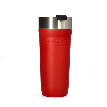 Le Creuset - On The Go Thermosbeker 0,35L Kersenrood Thermosfles Le Creuset 