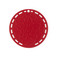 Le Creuset - Onderzetter Siliconen Cerise Le Creuset 