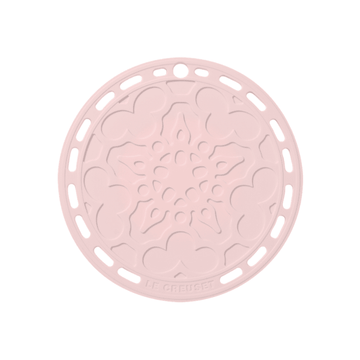 Le Creuset - Dessous de Verre Coquillage Silicone Rose Le Creuset