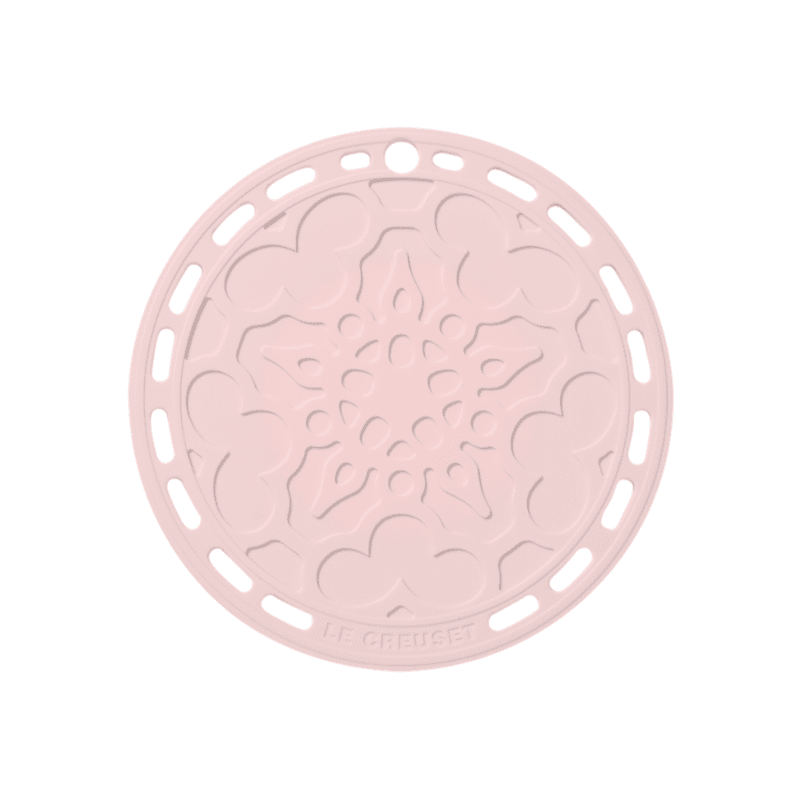 Le Creuset - Dessous de Verre Coquillage Silicone Rose Le Creuset