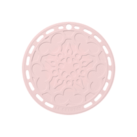 Le Creuset - Dessous de Verre Coquillage Silicone Rose Le Creuset