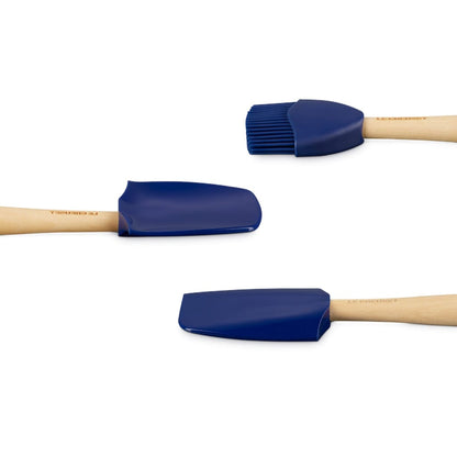 Le Creuset - Premium spatelset 3-delig Azure Spatelset Le Creuset 