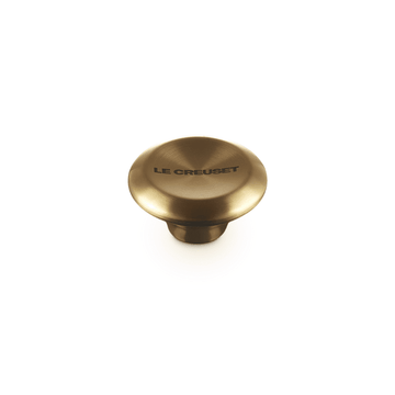 Le Creuset - RVS Knop - Rond - Goud - 6 cm Le Creuset 