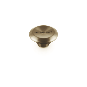 Bouton Le Creuset en acier inoxydable - Rond - Or clair - 5 cm