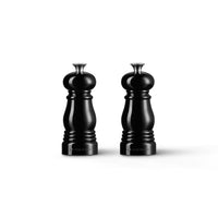 Le Creuset - Set van 2 Kleine Molens Ebbenzwart 11cm Peper- en Zoutmolen set Le Creuset 