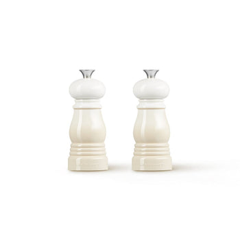 Le Creuset - Set van 2 Kleine Molens Meringue 11cm Peper- en Zoutmolen set Le Creuset 