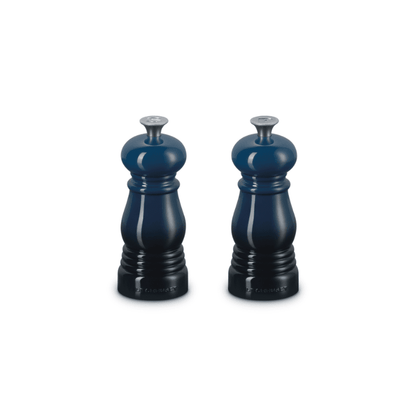 Le Creuset - Set van 2 Kleine Molens Nuit 11cm Peper- en Zoutmolen set Le Creuset 