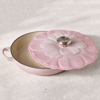Le Creuset - Signature Campagnard Braadpan Bloesem 26 cm Shell Pink Braadpan Le Creuset 