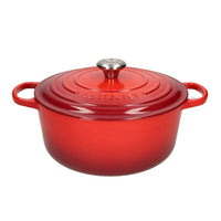 Le Creuset - Signature Campagnard Braadpan Kersenrood 28 cm Braadpan Le Creuset 