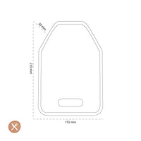 Le Creuset - Wijnkoeler WA-126 Grey Linen 23cm Le Creuset 