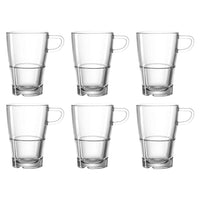 Leonardo - Senso Latte Macchiato Glas 350ml - 6 stuks Koffiekopjes Leonardo 