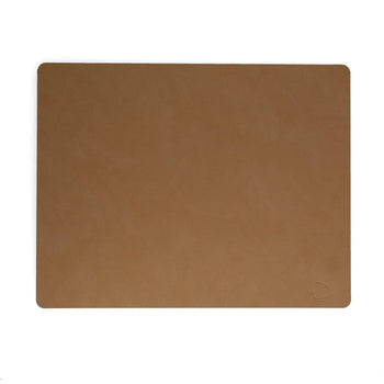 Lind DNA - Placemat Vierkant L Nupo Truffel Placemat Lind DNA 
