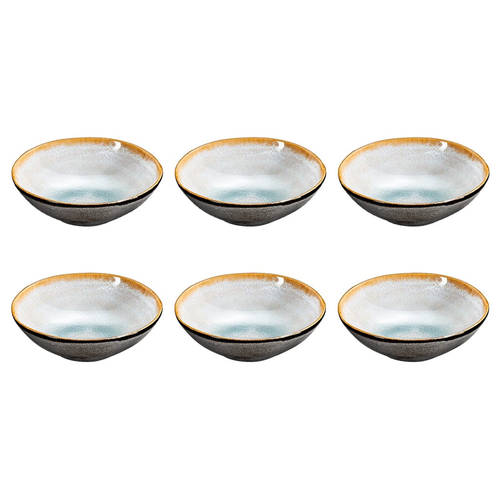 Medard de Noblat - Shadow Aqua Kleine Kommen 12 cm (set van 6) Kommen Medard de Noblat 