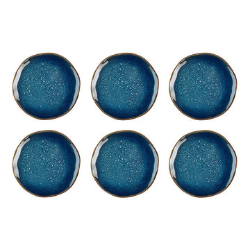 Medard de Noblat - Vertigo Denim Dessertbord 21 cm (set van 6) Dessertborden Medard de Noblat 