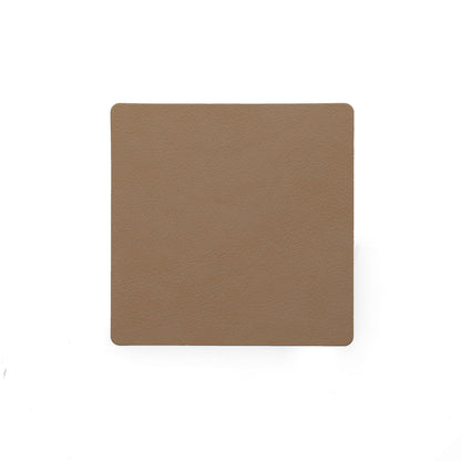 Lind DNA - Glasuntersetzer quadratisch Nupo Clay Brown