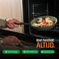 Cook & Pan Dark Olive Koekenpannenset 3-delig